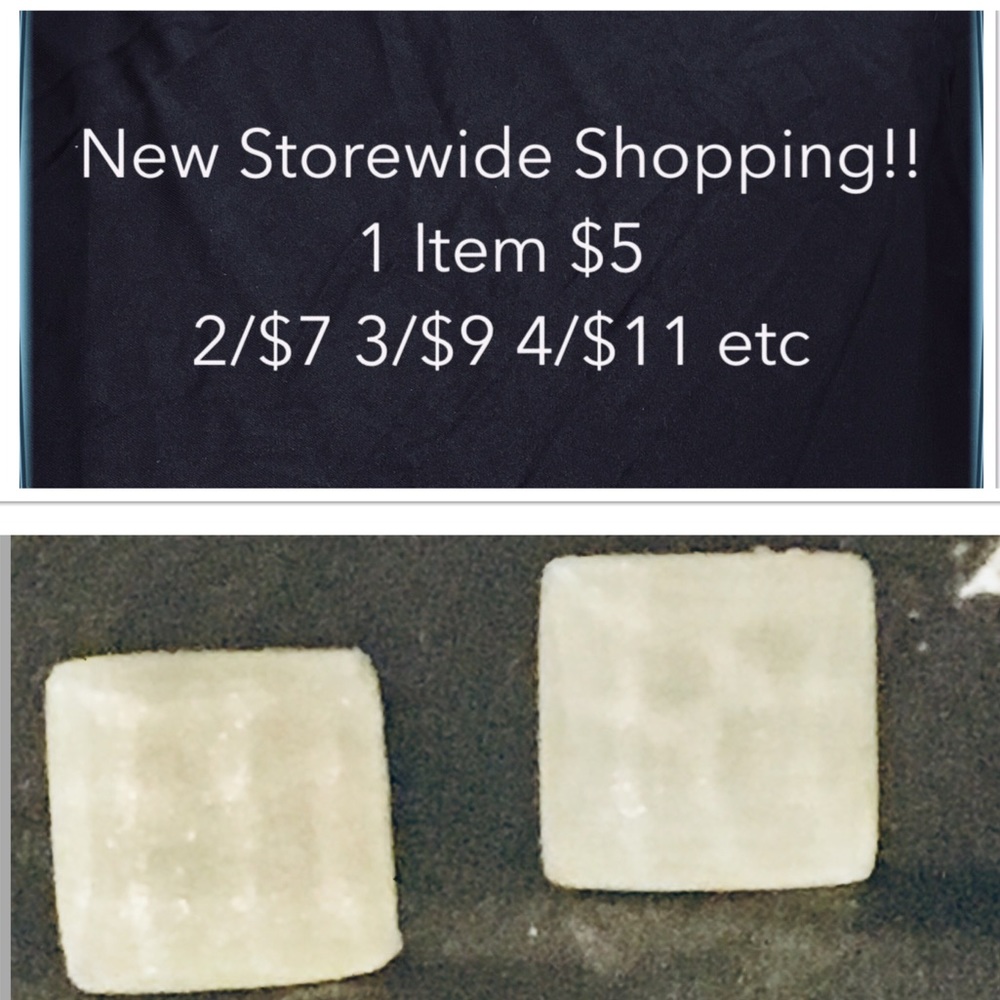 New Square Stud Earrings